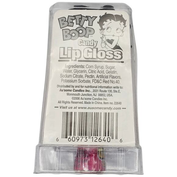 Vintage Betty Boop Keychain Inedible Candy Lip Gloss Au'some Candies 2006 Pink - Picture 3 of 7